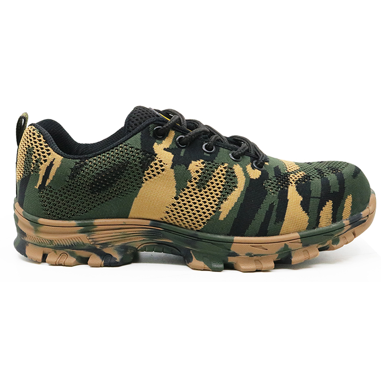 RB1090 camouflage fashion sport safety shoes with steel toe cap