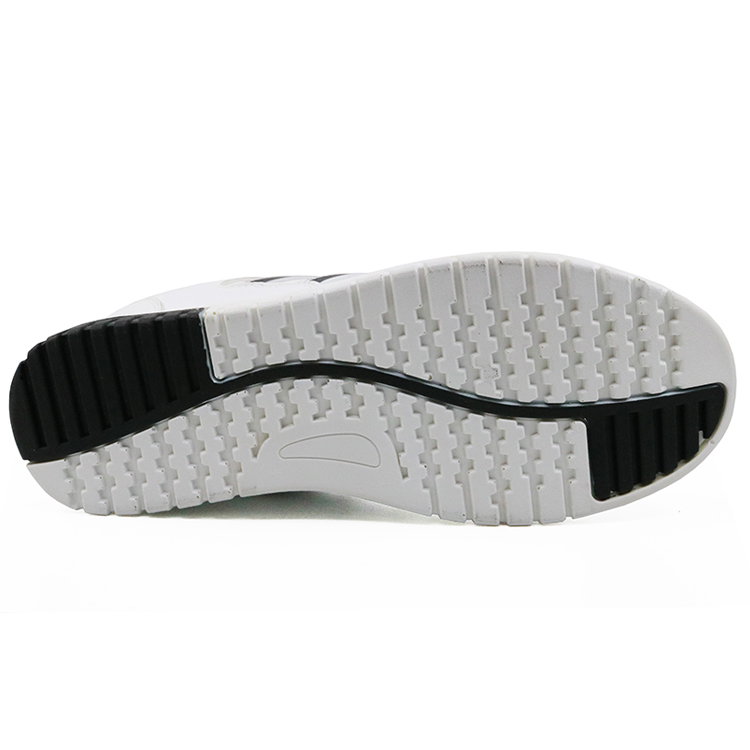 White microfiber leather metal free casual sport safety work shoes