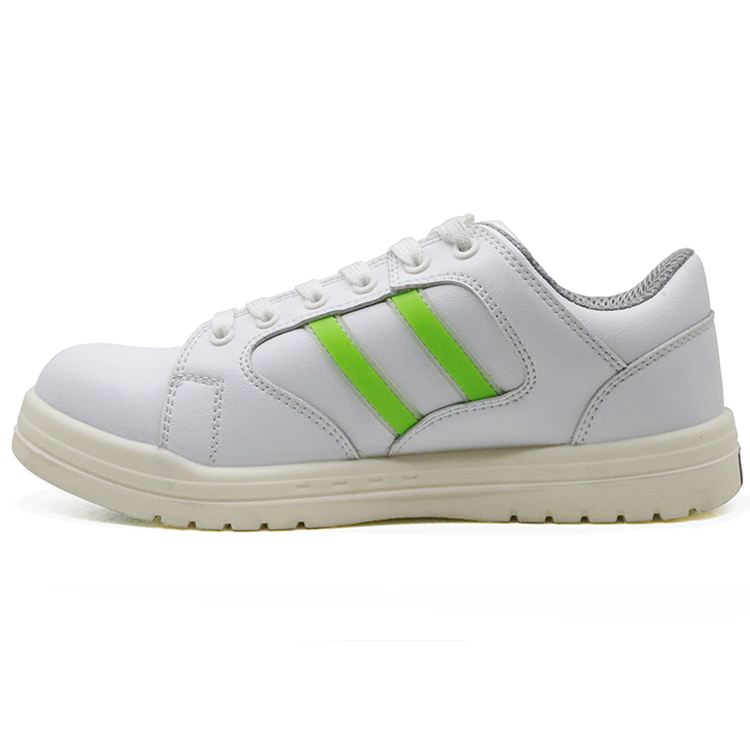 Oil slip resistant fashion casual sport safety shoes with fiberglass toe
