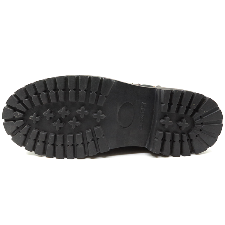GY009 black steel toe cap goodyear welted safety shoes boots
