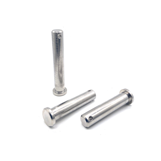 DIN 1444 / ISO 2341 Pin de chagie en acier inoxydable à tête plate avec trou