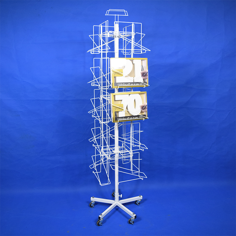 Wire Holder Picture Frames Paper Products Display Rack(PHY2062)
