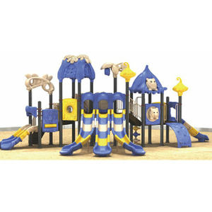 Großer Kinder-Dreifachrutschen-Tierspielplatz im Freien (ML-2003501)