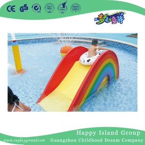 水上乐园美丽的儿童彩虹滑梯水上游戏 (HHK-11004)