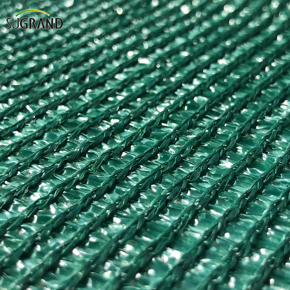 Red de parasol de salida de fábrica de HDPE con red de parasol verde resistente a los rayos UV