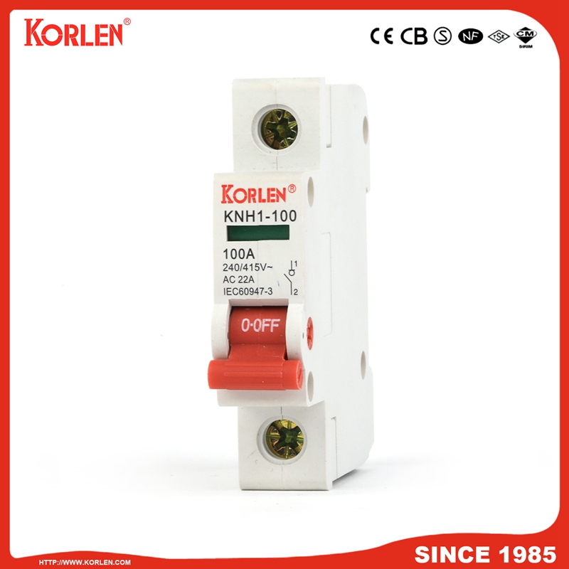 MCB Type Isolator Switch Main Switch DIN Type for Distribution Box