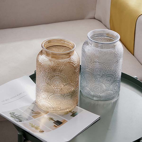 Glass Vases for Hotel Decoration