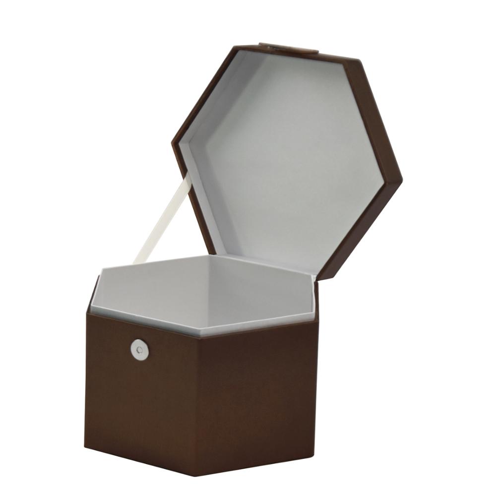 Brown Travel Luxury Leather Custom Jewelry Cosmetic Box