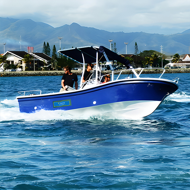 19ft panga romp veselglas boot vir visvang