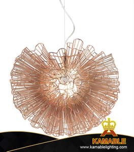 Специальный дизайн современный утюг алюминиевый золотой подвесной светильник (KAH0118/M/G) 