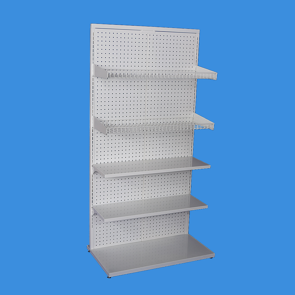 steel pegboard universal folding adjustable supermarket shelf(PH2307D)