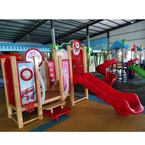 Pequeño parque infantil de madera para niños Juego de interior para niños (22new01)
