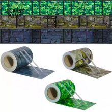Valla de pantalla de lona de tira verde de PVC 0.19x35m