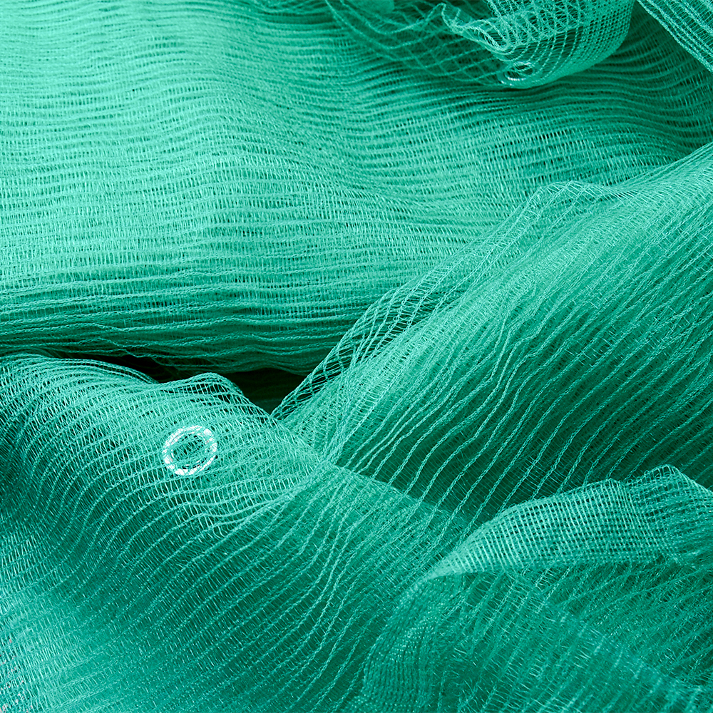 Suministros de red de seguridad para escombros de andamios de construcción Green 750GSM