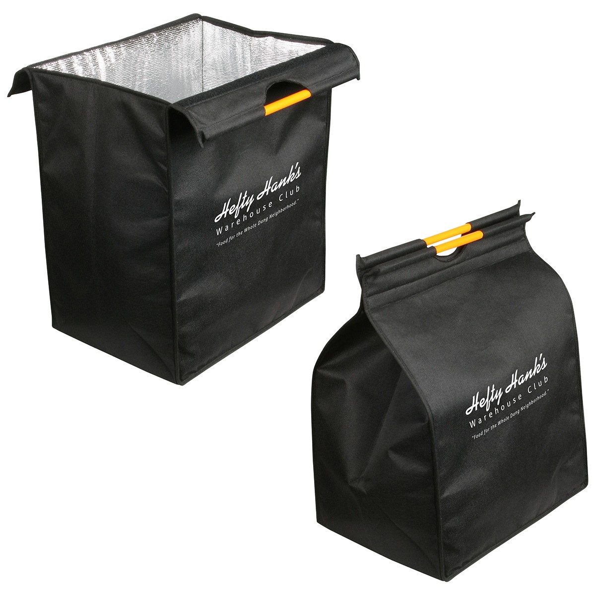 XL Insulated Recycled P. E. T. Grocery Cooler Lunch Bag