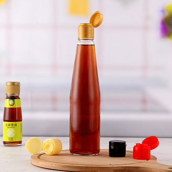 430ml Empty Glass Bottle for Spice Sauce Bottle