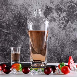 500ml Empty Crystal Glass Wine Bottle