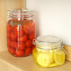 Glass Packing Jar Clear Storage Jar with Lid