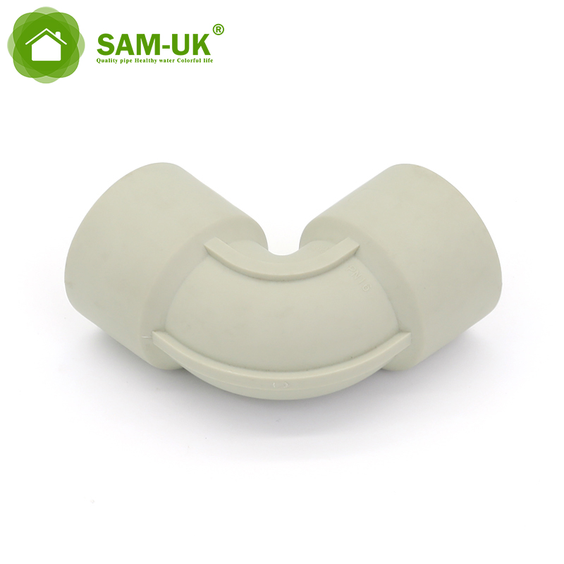 PP Codo riego de riego de plástico Ajuste de tubo de desconexión de 4 mm Conecte accesorios de tubería de agua rápido