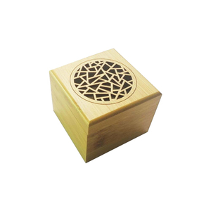 Hot sale Engraved Wooden Bamboo Incense burner for Sticks Holder