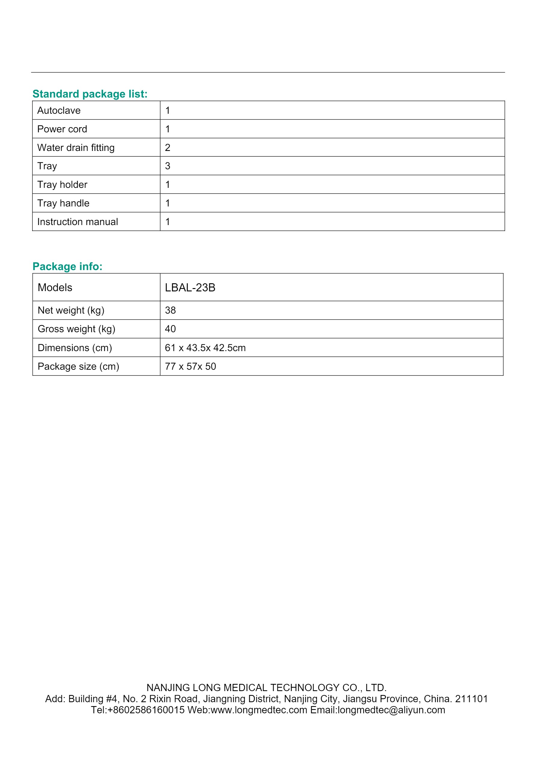 LBAL-23B Autoclave BasicLine-3