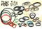 Double Lip Viton Rubber Metric Shaft Oil Seal with Spring
