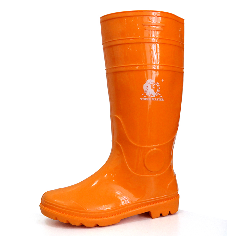 103-OO waterproof oil resistant lightweight non safety cheap pvc rain boot