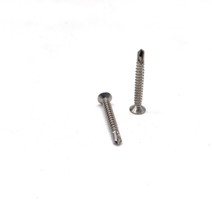 Tornillos autoperforantes de cabeza avellanada Hardend de suministro de fábrica de SS316 SS304 China