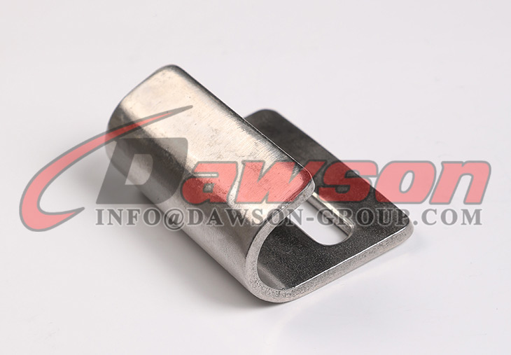 BS 1500KG/3300LBS 2 inch Stainless Steel Flat Hook for bing, 2" SS