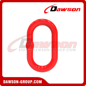  DS095 G80 Welded Master Link With Flat for Chain Lifting Slings / Wire Rope Lifting Slings