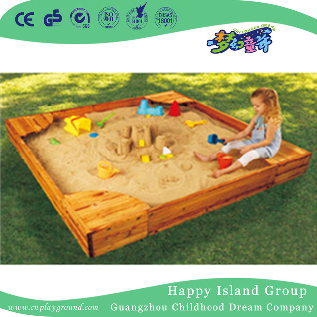 Outdoor Kids Play Pavilion und Sand Pool Kombination öffentliche Einrichtung (HHK-14908)