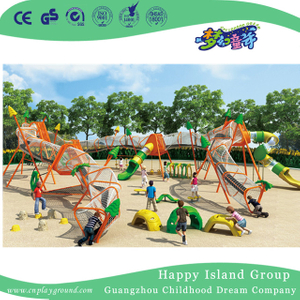 Großer Kletternetz-Spielplatz im Freien für Kinderspiel (HHK-6801)