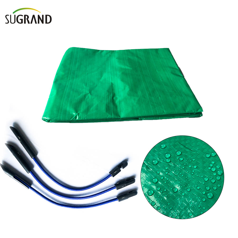 Cubierta protectora de lona verde de servicio pesado lonas de 2.5x3.6m