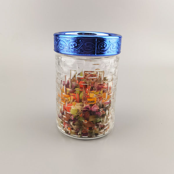 Round Glass Food Packing Jar 
