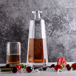 750ml Shaped Wine Glass Bottle