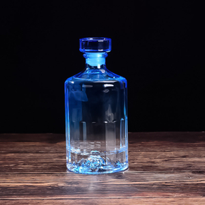 500ml Volcano Shape Glass Bottle White Wine Bottle