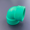 Tubos y accesorios de alta calidad al por mayor vendedores calientes de la fábrica 1/2 codo de 90 grados de plástico con rosca de PVC