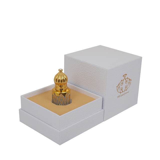 金色金属纸香水盒