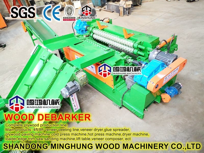 Wood Rounder untuk Debarking Log Veneer