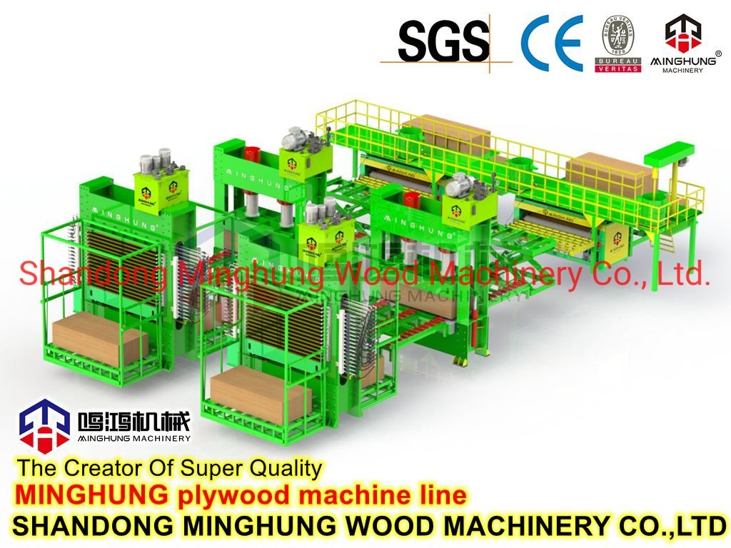 Mesin Press Veneer Kayu Mesin Press Panas untuk Mesin Woodworking Plywood
