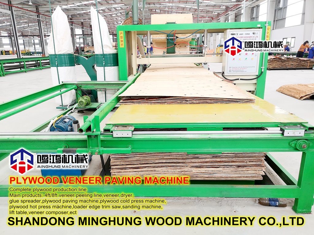 Plywood Veneer Forming Paving Machine untuk Mesin Pengerjaan Kayu
