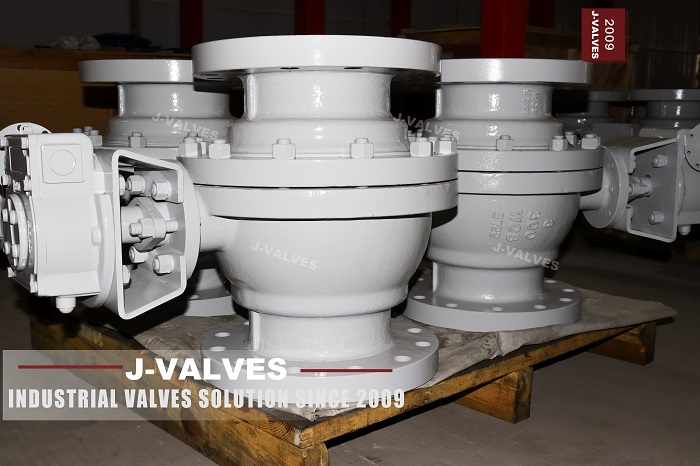 WCB floating ball valve (2)