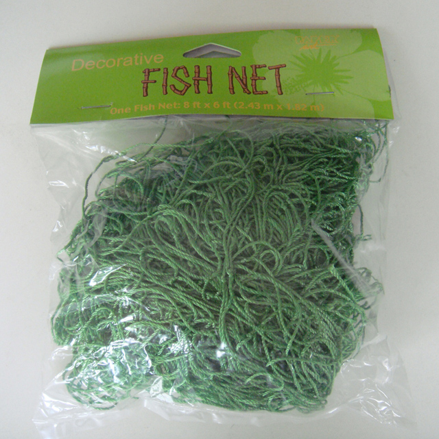 Polyester green color 30gsm ornamental netting/decorative net