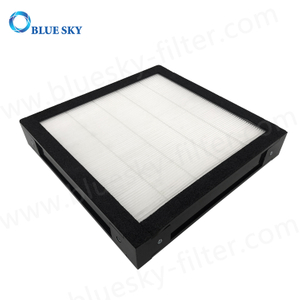 Filtros de purificador de aire de fibra de vidrio con marco de plástico de 290X290X50mm