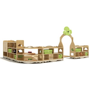 Schulmöbel-Kinder-hölzerne Karikatur-Schrank-Einheit (HJ-4801)