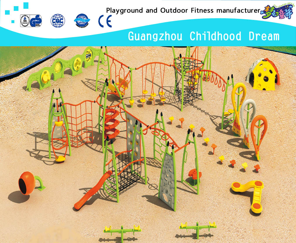 Schule Galvanisierter Stahl Sea Breeze Spielplatz Kunststoff Rutsche Ausrüstung für Kinder spielen (H13-OPE-SEA001)