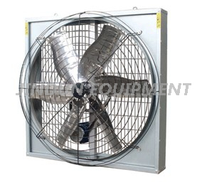 Hanging Type motor power cooling water fog spray fan for cow house greenhouse
