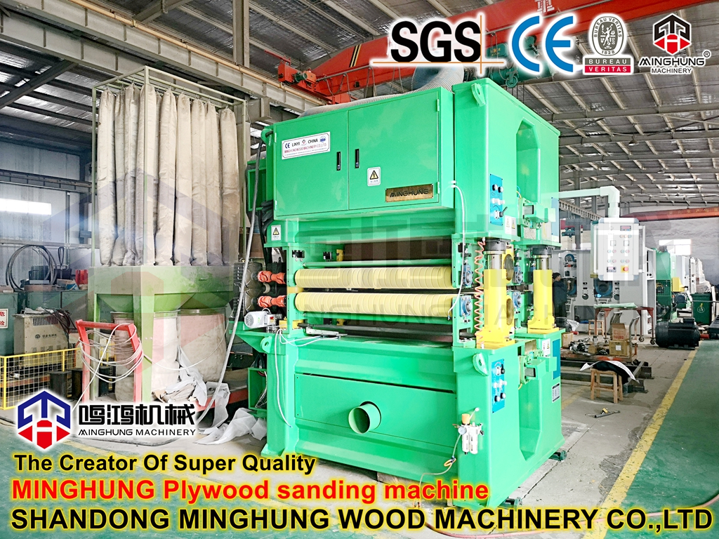 Mesin Pengamplasan Sabuk Lebar Panel Kayu Lapis CNC Otomatis