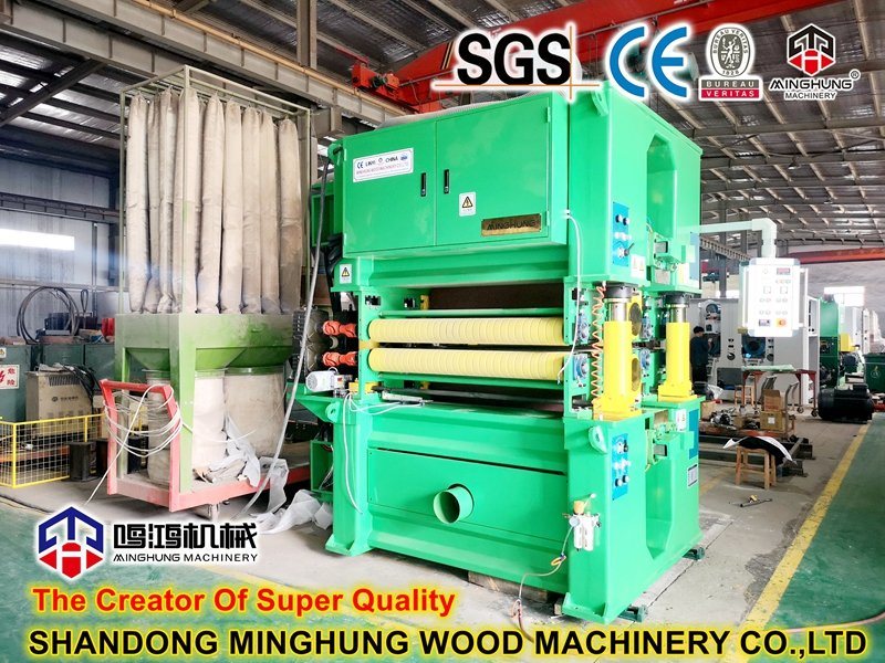 Mesin Pengamplasan Kalibrasi Sisi Ganda yang Akurat untuk Mesin Kayu Lapis Woodworking