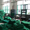 HDPE 200gsm green and black color scaffold net